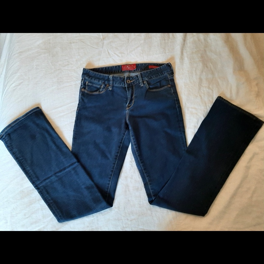 Lucky Brand Jeans Leyla Bootcut Dark Wash Blue Denim Stretch Size 6